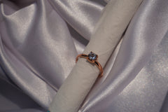 Sparkles4u Sparkling Diamond studded with Rose gold plated finger Ring for Women and girls