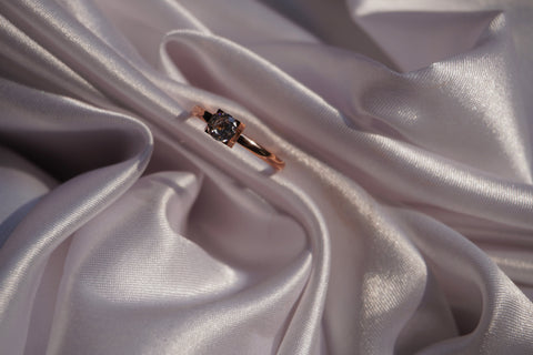 Sparkles4u Sparkling Diamond studded with Rose gold plated finger Ring for Women and girls